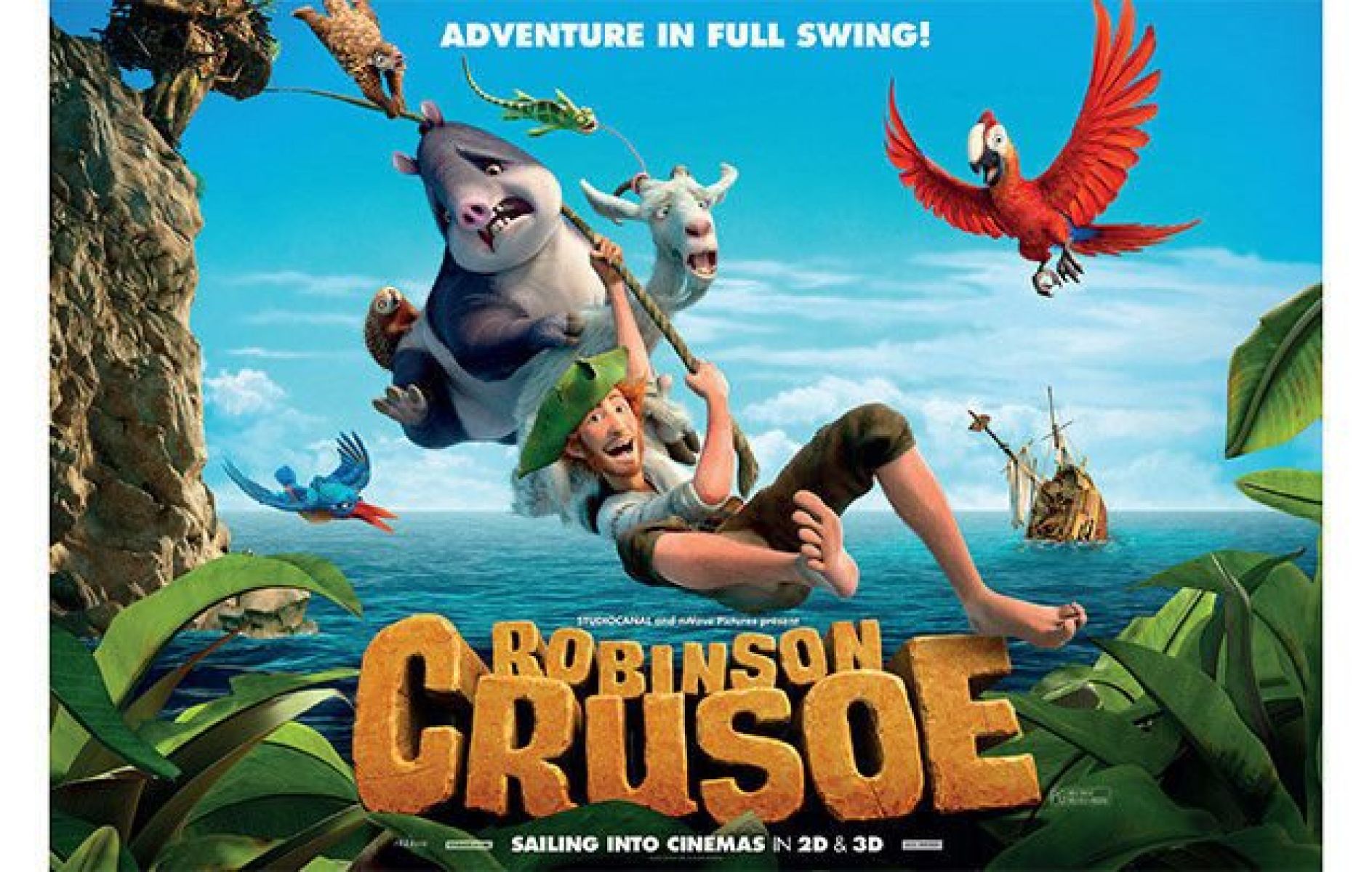 « Les aventures de Robinson Crusoé » Stages enfants Stavelot Pâques